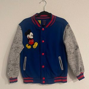 Kids Mickey Letterman Jacket